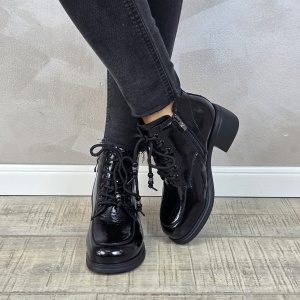 Botine/Ghete dama piele naturala MANOS.RO GD2592 - Img 2