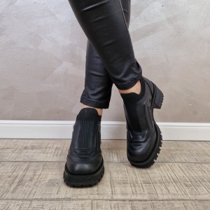 Ghete casual dama Piele naturala MANOS.RO GD2116 - Img 2