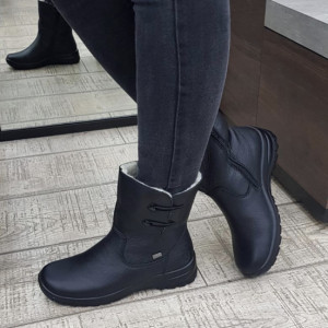 Ghete/Cizme dama piele naturala Rieker Tex Z7172-00 - Img 2