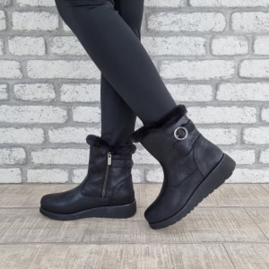 Ghete dama Skechers 167248 BBK - Img 2