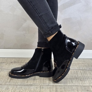 MANOS.RO Ghete dama casual piele naturala Filippo GD2650 - Img 4