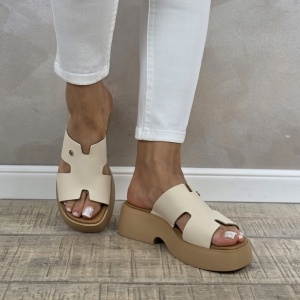 MANOS.RO Sandale dama piele naturala GOLD DEER SP870 - Img 2