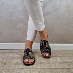 MANOS.RO Sandale dama piele naturala GOLD DEER SV1247