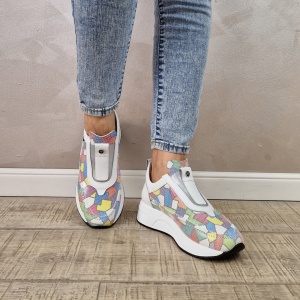 Pantofi casual/sport dama MANOS.RO piele naturala PC2196 - Img 3