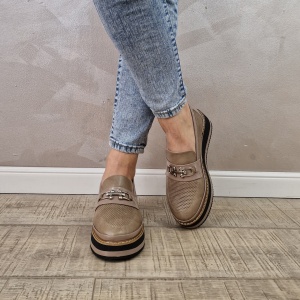 Pantofi casual/sport dama MANOS.RO piele naturala PC2218 - Img 2