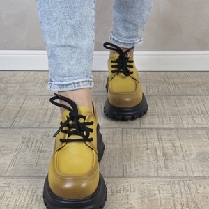 Pantofi dama casual FORMAZIONE piele naturala PC2343 - Img 3