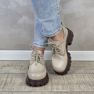 Pantofi dama casual FORMAZIONE piele naturala PC2358 - Img 2