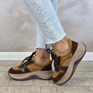 Pantofi dama sport FEELING piele naturala PS818