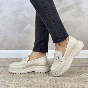 Pantofi dama sport FORMAZIONE piele naturala PC2314 - Img 4
