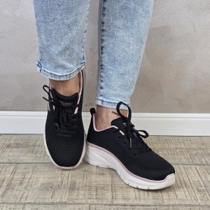 Pantofi dama sport Skechers®- Fashion Fit 2.0 - Moonlight Glow 150384 BKRG - Img 3