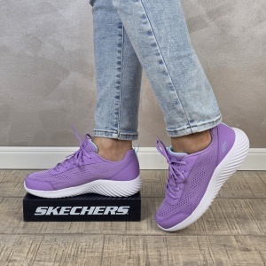 Pantofi dama sport Skechers®- lavanda, GLIDE-STEP, din material textil 303679L LAV