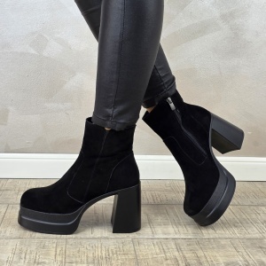 Botine/Ghete dama piele naturala MANOS.RO BT324 - Img 4