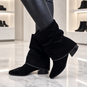 Botine/Ghete dama piele naturala MANOS.RO BT328