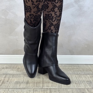 Botine/Ghete dama piele naturala MANOS.RO BT355 - Img 3