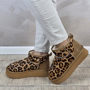 MANOS.RO Ghete dama piele naturala Water Repellent ANA VIOTTI GD2428 - Img 5
