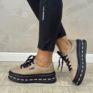 MANOS.RO Pantofi dama casual sport piele naturala Filippo PC2258 - Img 2