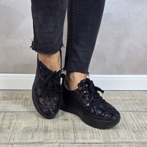 MANOS.RO Pantofi dama casual sport piele naturala FILIPPO PS887 - Img 3