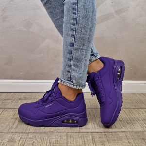 MANOS.RO Pantofi dama sport Skechers® Uno 73667 PUR - Img 4