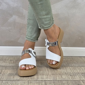 MANOS.RO Sandale dama piele naturala GOLD DEER SP910 - Img 3