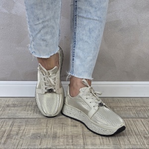Pantofi casual/sport dama MANOS.RO piele naturala PS718 - Img 3