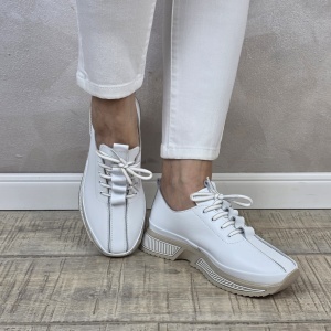 Pantofi casual/sport dama MANOS.RO piele naturala PS730 - Img 3