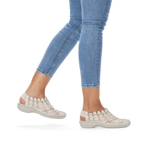 Pantofi dama piele naturala Rieker 413V8-60 - Img 7