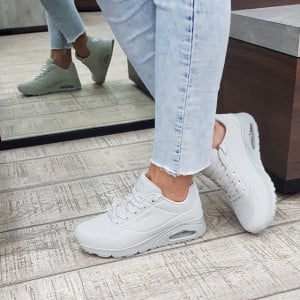 Pantofi dama Skechers Uno Stand On Air 73690 OFWT - Img 3