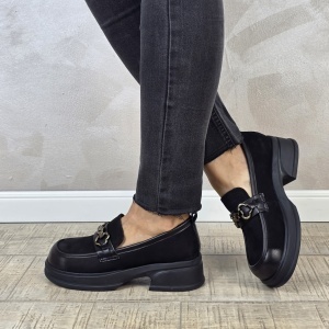 Pantofi dama sport FORMAZIONE piele naturala PC2311 - Img 4