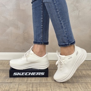 Pantofi dama sport Skechers® Bobs Skillz - Too Essential 117756 WHT - Img 8