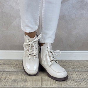 Botine/Ghete dama piele naturala ANNA VIOTTI GD2593 - Img 2