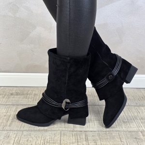 Botine/Ghete dama piele naturala MANOS.RO BT332
