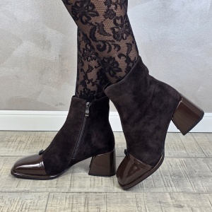 Botine/Ghete dama piele naturala MANOS.RO BT348