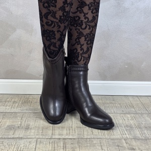 Botine/Ghete dama piele naturala MANOS.RO BT354 - Img 2