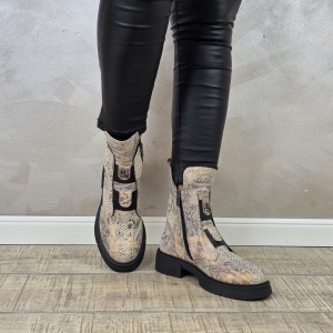 Ghete casual dama MANOS.RO piele naturala GD2332 - Img 4