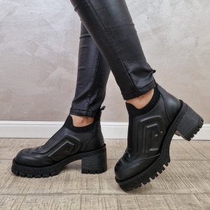 Ghete casual dama Piele naturala MANOS.RO GD2116 - Img 4