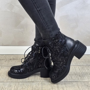 MANOS.RO Ghete dama casual sport piele naturala Filippo GD2652 - Img 2