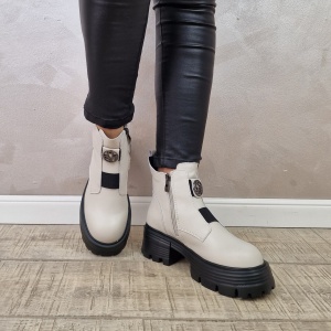 MANOS.RO Ghete dama piele naturala FILIPPO GD2128