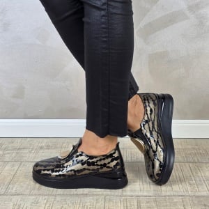 MANOS.RO Pantofi casual dama piele naturala PC2319 - Img 2