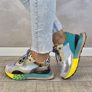 MANOS.RO Pantofi dama casual sport piele naturala FEEL PS801 - Img 2