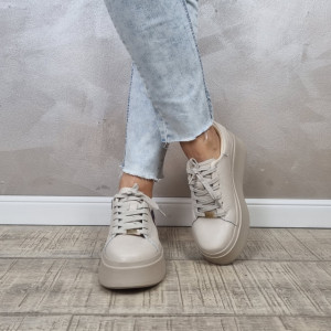 MANOS.RO Pantofi dama casual sport piele naturala FILIPPO PC1651 - Img 2