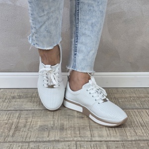 MANOS.RO Pantofi dama casual sport piele naturala FILIPPO PC2396 - Img 3