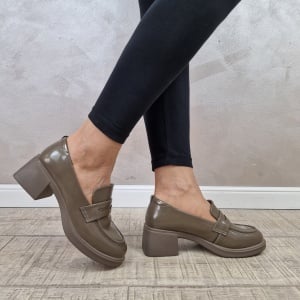 MANOS.RO Pantofi dama Formazione piele naturala PO374
