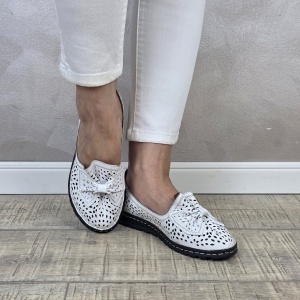 MANOS.RO Pantofi dama piele naturala B676 - Img 2