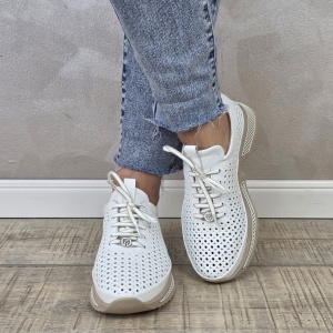 Pantofi casual/sport dama MANOS.RO piele naturala PV2162 - Img 3