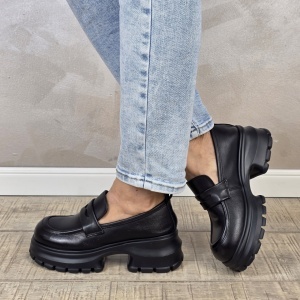 Pantofi dama casual FORMAZIONE piele naturala PC2362 - Img 4