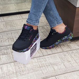 Pantofi dama Skechers 155506 BBK - Img 4