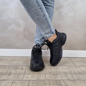 Pantofi dama Skechers Work Relaxed Fit 77200EC BLK - Img 2