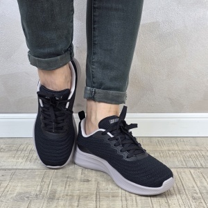 Pantofi dama sport Skechers® Bobs Squad Chaos 117731 BLK - Img 3