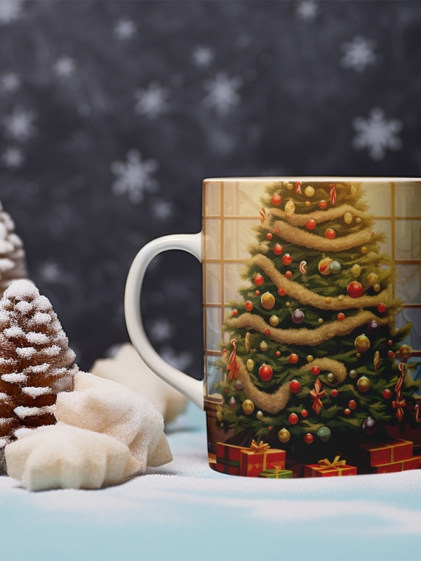 Cana De Craciun - Christmas Tree in a Big House