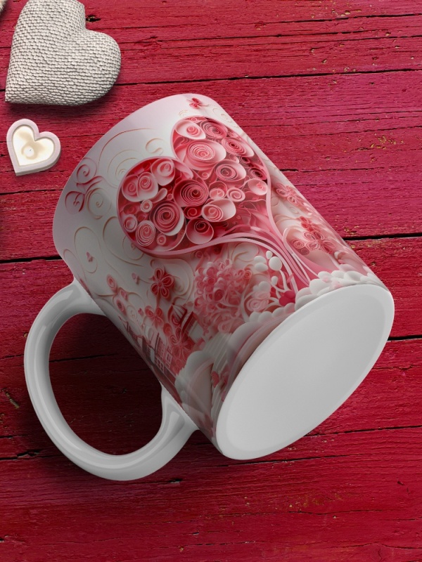 Cana Valentine's Day - Quilled Hearts Trees